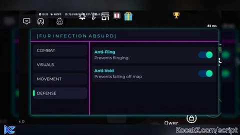 FUR INFECTION ABSORD - Verified script for Universal Script