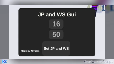WalkSpeed and JumpPower - Verified script for Universal Script