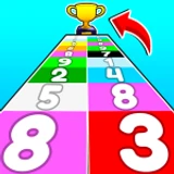 🏆 Math Color Block Race