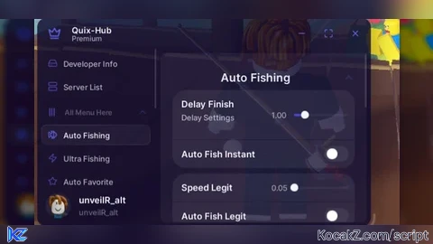 Quix Hub Premium CRACKED - Verified script for Fish It! 🐟
