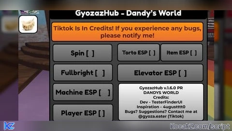 Gyozazhub - Old - Verified script for 🎃 Dandy's World
