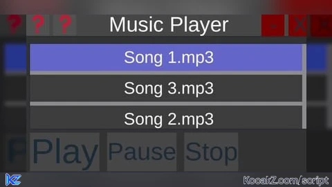 Music player READ THE DESCRIPTION - Verified script for Universal Script