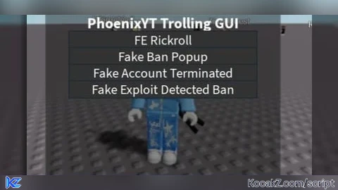 Fe troll ban gui by average Phoenix - Verified script for Universal Script
