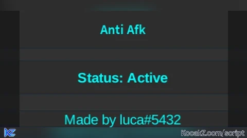 anti afk - Verified script for Universal Script