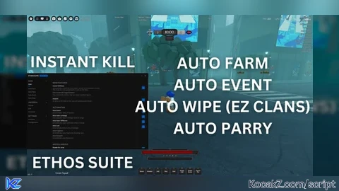 Ethos Suite Instant Kill Auto Event Auto Wipe And More - Verified script for GHOUL:// RE