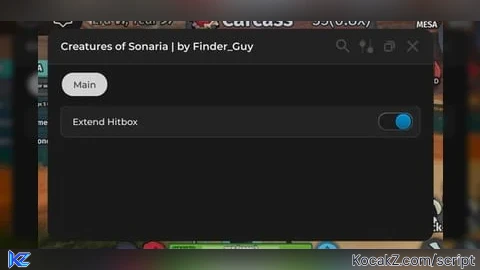 EXTENDED HITBOX - Verified script for π Creatures of Sonaria π¬ Survive Kaiju Animals