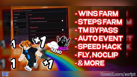 SolvexGUI Wins Farm Steps Farm Event Farm Speed Boost Fly - Verified script for +1 Speed Keyboard Escape | Candy & Chocolate