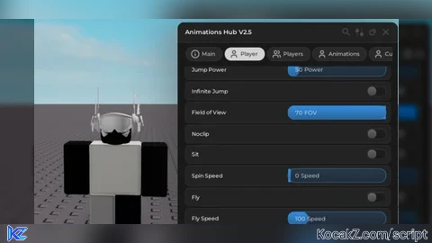 Animations Gui V2.5 - Verified script for Universal Script