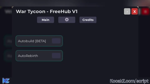 FreeHub V1 - Verified script for War Tycoon