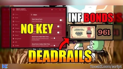 Auto Farm Bond FREE - Verified script for Dead Rails