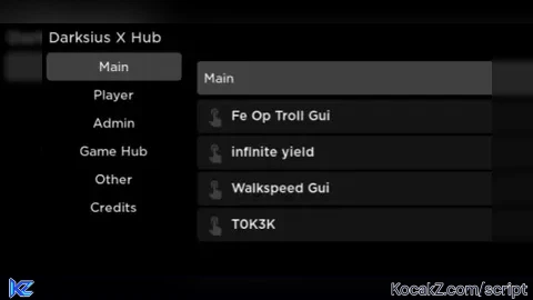 Darksius X Hub - Verified script for Universal Script
