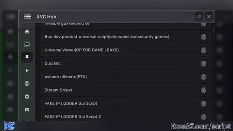 xvc hub - Verified script for Universal Script
