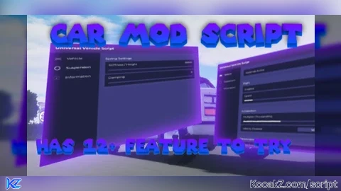 CAR MOD 2025 FE * MOBILE SUPPORT * - Verified script for Universal Script