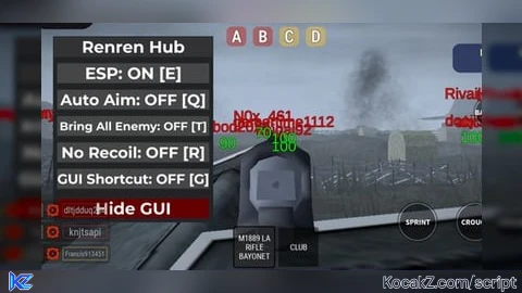 NEW OP SCIPT (PC&MOBILE) RENREN HUB KILL ALL,AIM BOT MORE - Verified script for CENTAURA
