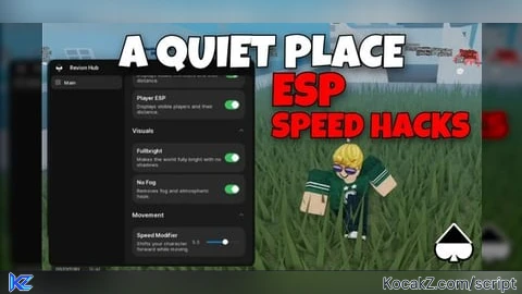 Revion Hub: Monster ESP, Item ESP, Speed Hacks and No Fog