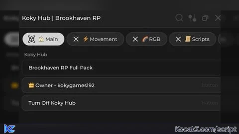 Koky hub
