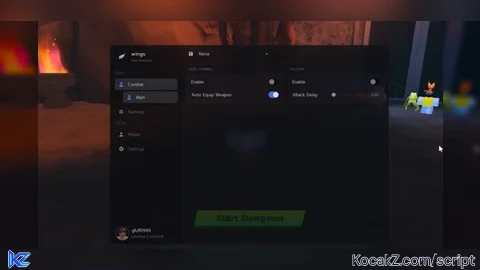 Script KIll aura Auto Farm Dungeon fix