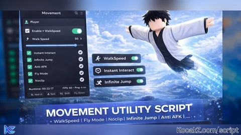 KIX HUB Instant Interact Fly Walkspeed No Clip Anti AFK etc - Verified script for Universal Script