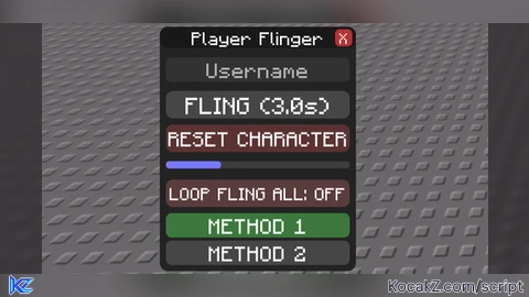 Player Flinger 2 Methods - Verified script for Universal Script