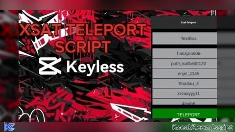 Teleport Player Gui All Map By Xsat - Verified script for Universal Script
